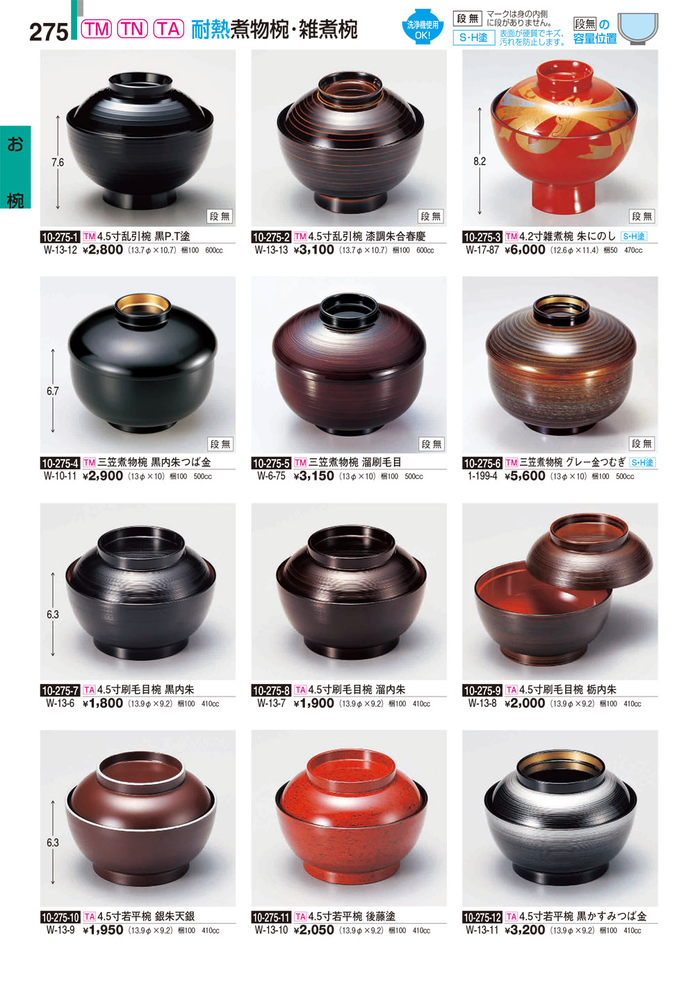 割烹漆器 vol30 ページ一覧 | 食器カタログ.com