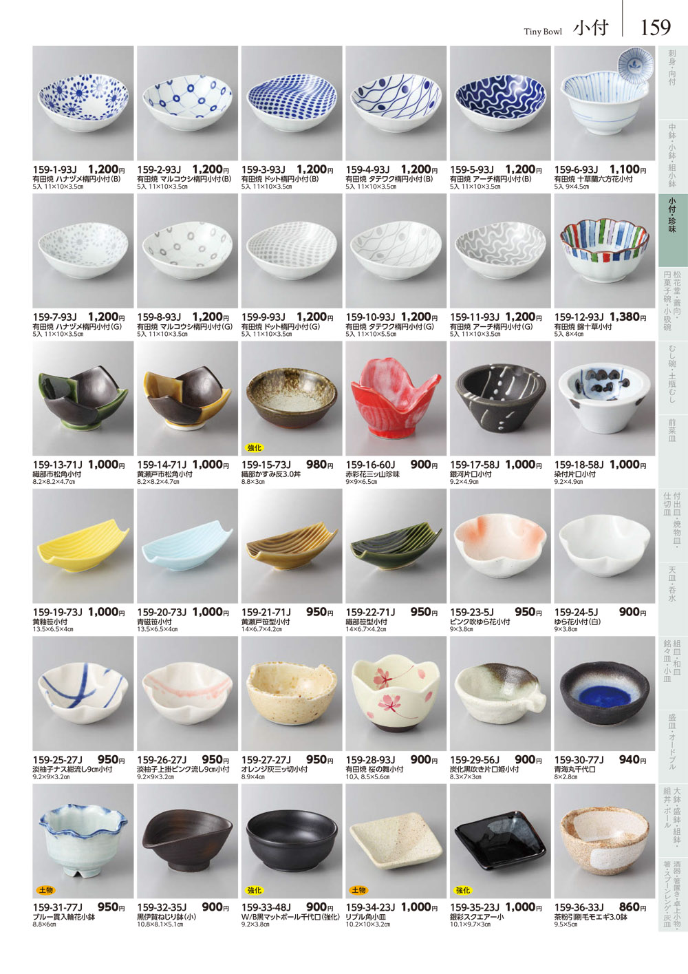 ページ一覧 | 食器カタログ.com