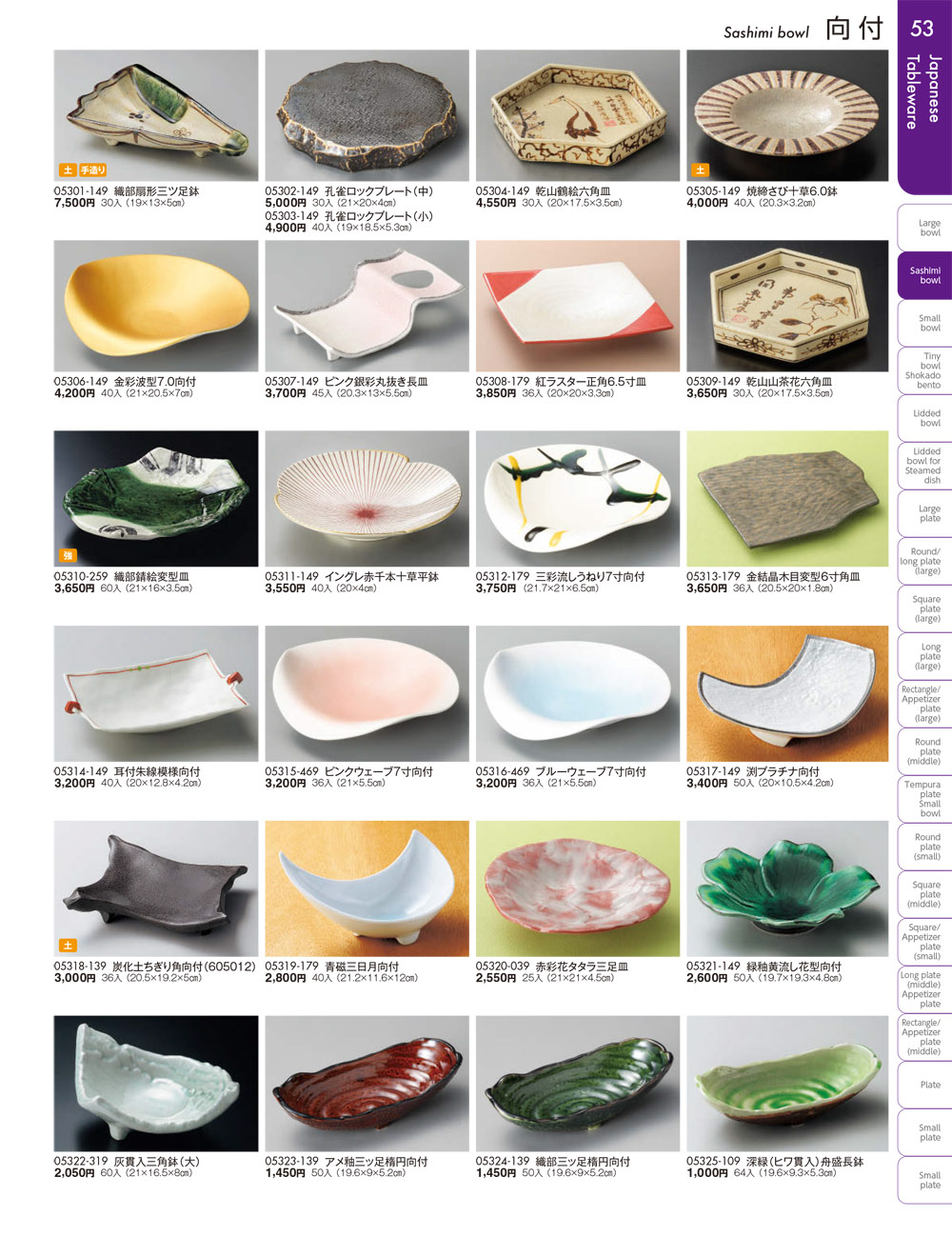 ページ一覧 | 食器カタログ.com